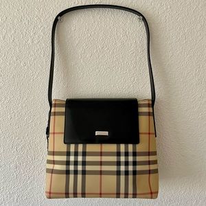 Burberry vintage nova check shoulder bag